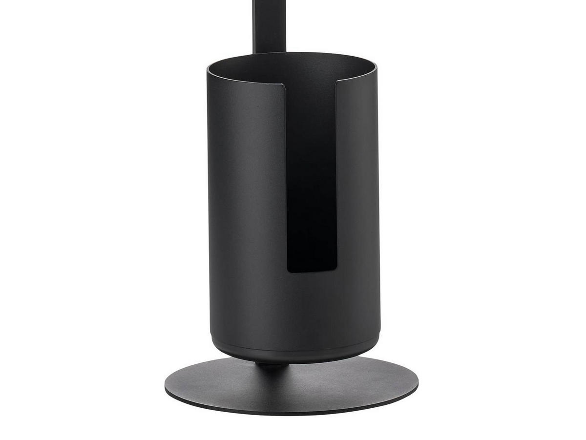 TOILETTENPAPIERHALTER Rim schwarz 70/20/20 cm freistehend - Schwarz, Metall (13/13/21cm) - Zone Denmark