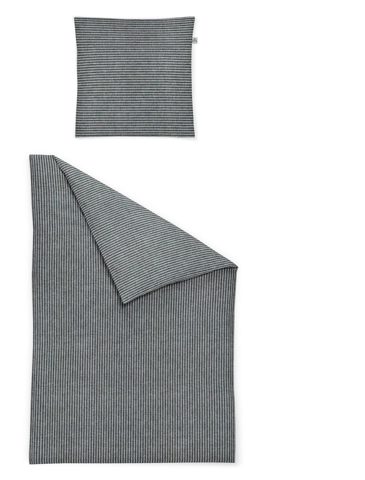 BETTWÄSCHE MINK 8872 - Grün, Textil (155/220cm) - Irisette