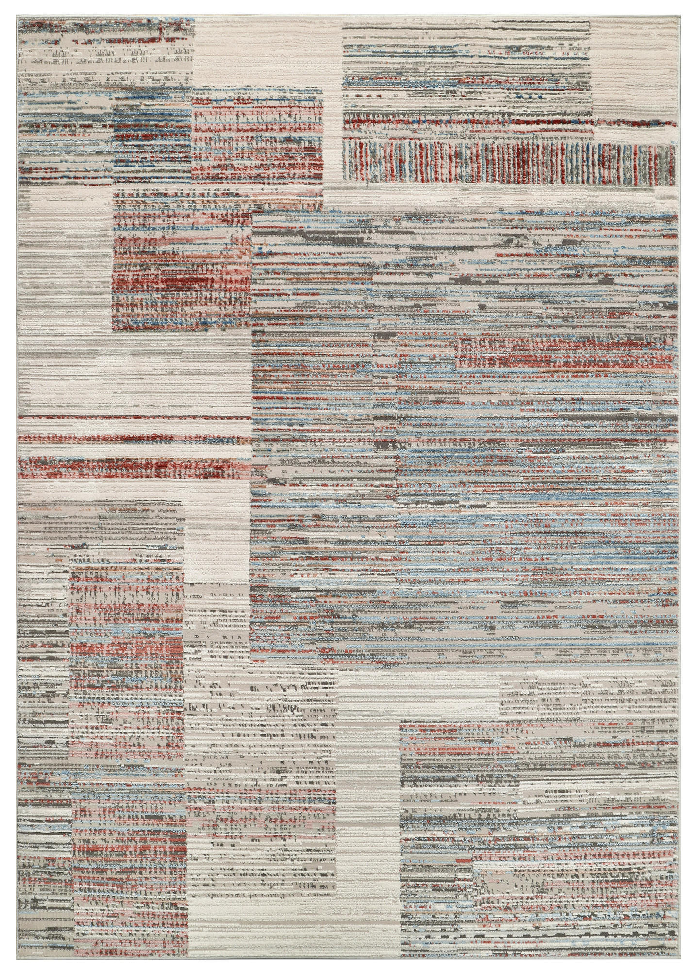 TEPPICH RETRO Weiß 120/170 cm - Weiß, Textil (120/170cm) - Tapiso