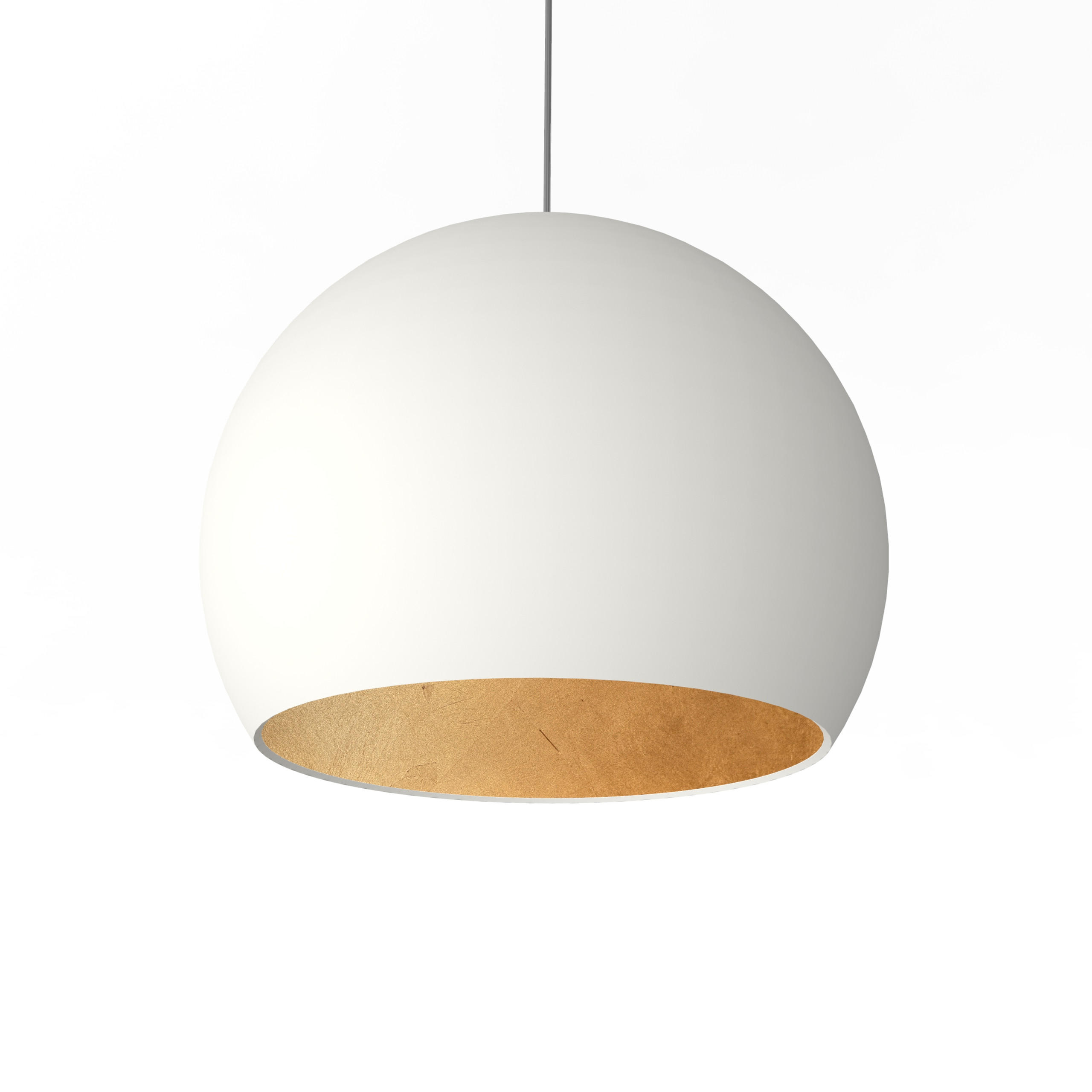 HÄNGELEUCHTE - Goldfarben, Metall (40/40/35cm) - Lumicom