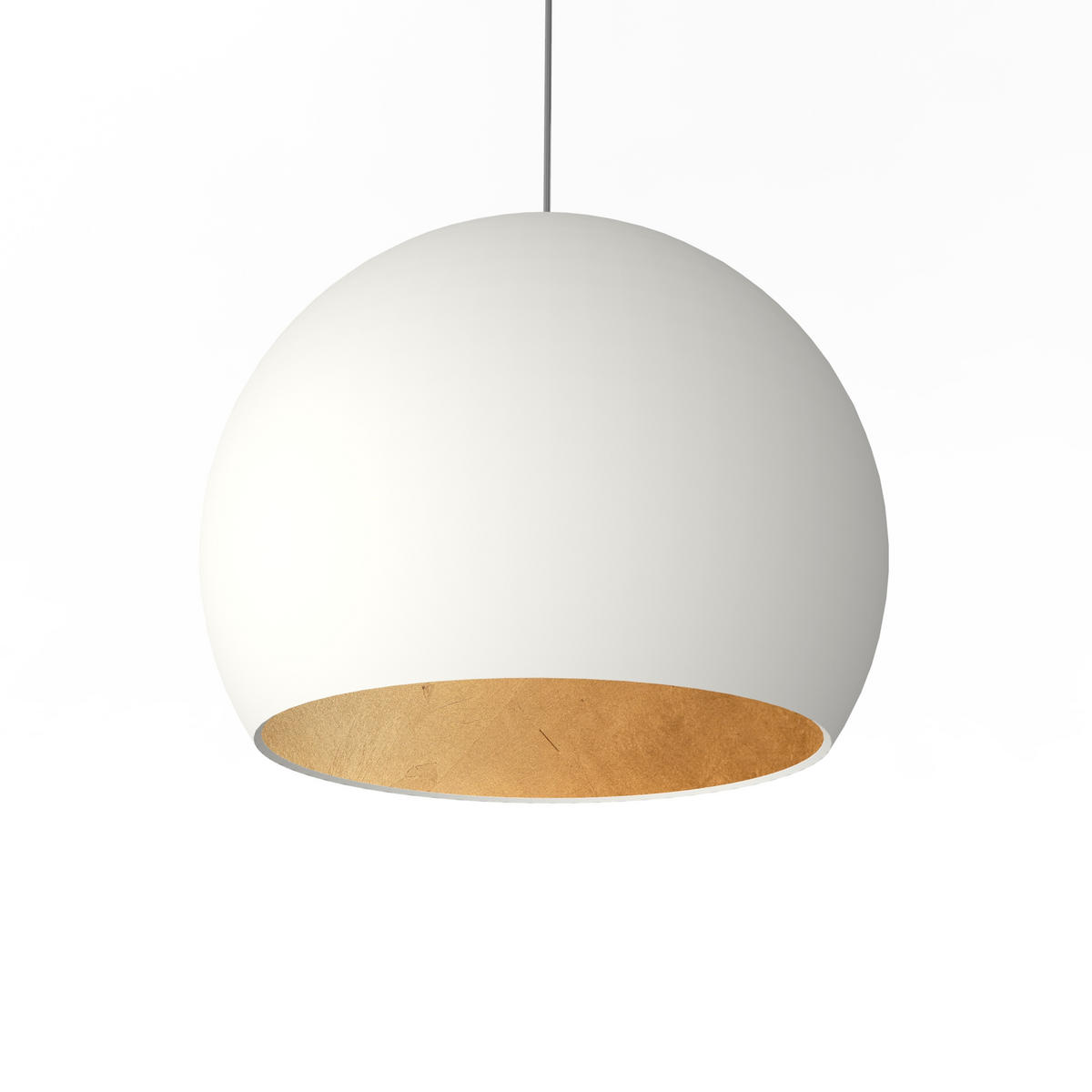 HÄNGELEUCHTE - Goldfarben, Metall (40/40/35cm) - Lumicom