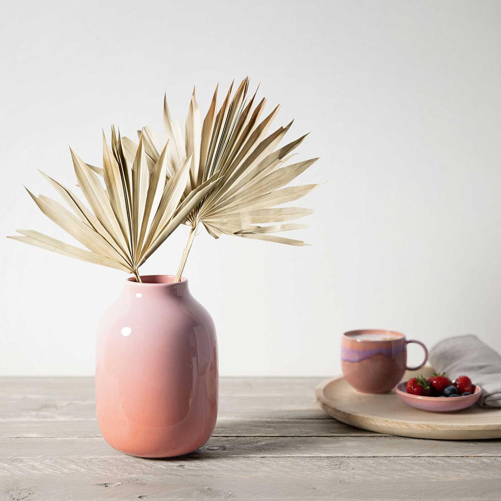 VASE NEK Perlemor Home rosa 22 cm - Rosa, Keramik (21.9cm) - like.Villeroy & Boch
