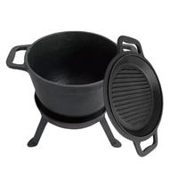 TOPF Schwarz 24/24/35 cm KH1733 - Schwarz, Metall (24cm) - Kinghoff 