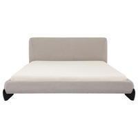 POLSTERBETT PATERNA 180X200 CM - Grau, Textil (180/200cm) - IDIMEX