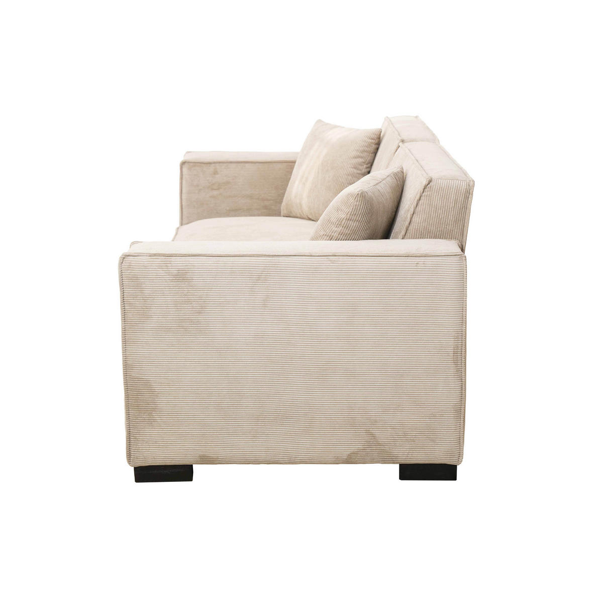 SOFA 2-Stizer, Weiß - Weiß, Textil (90/76/180cm) - Oviala