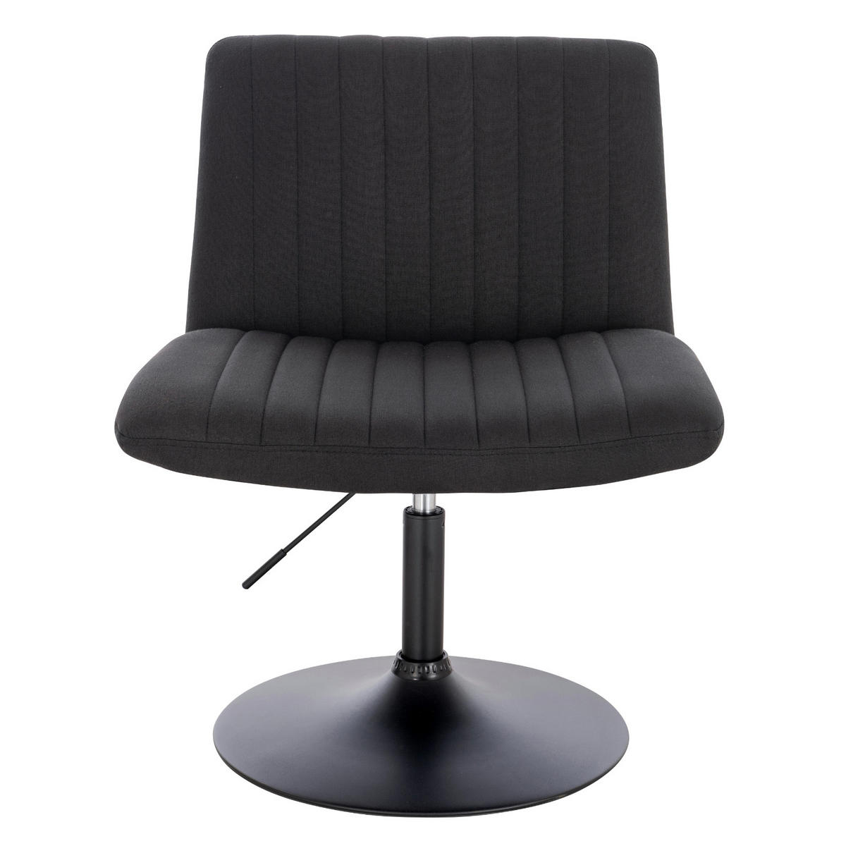 LOUNGESESSEL EMILY Stoffbezug Schwarz - Schwarz, Textil (64/96/66cm) - SVITA