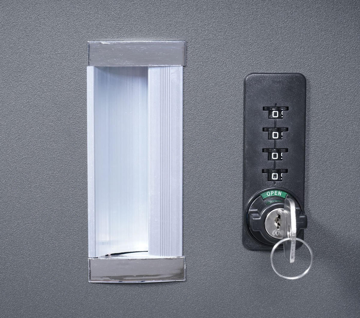 MÜLLTONNENBOX 116,5x66x80cm erweiterbar Anthrazit - Anthrazit, Metall (66/116.5/80cm) - PROREGAL