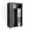 KLEIDERSCHRANK Doros Grau 100 x 168 cm offen, mit Rollen - Grau, Holzwerkstoff (100/168/50cm) - Vicco
