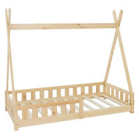 KINDERBETT Tipi 80x160 cm Natur - Naturfarben, Holz (80/160cm) - ML-DESIGN