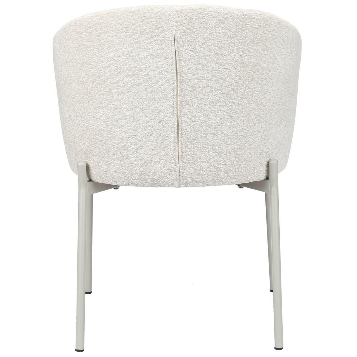 POLSTERSTUHL Atisly Hellbeige - Ecru/Beige, Textil/Metall (57.5/76.5/56cm) - Selsey