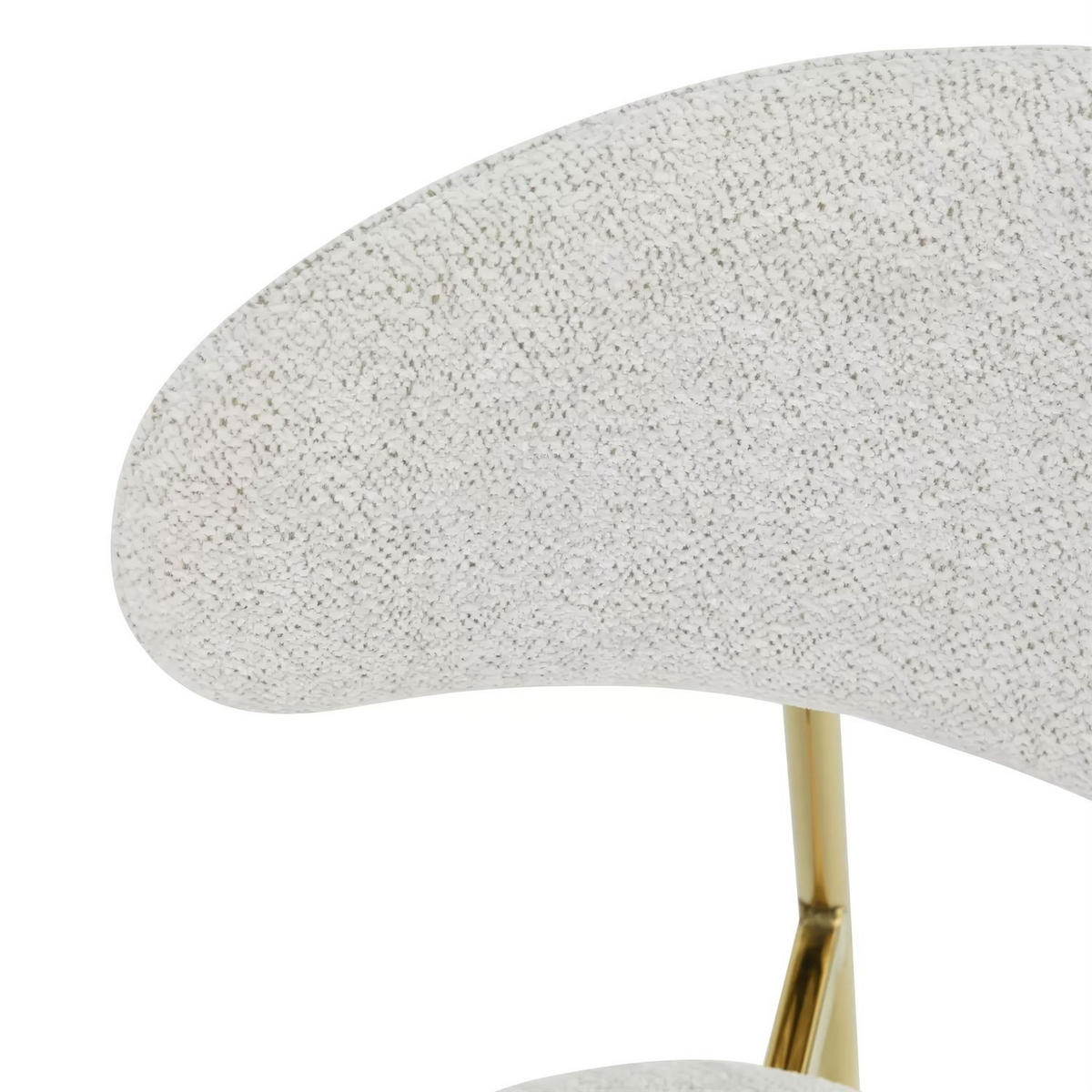 POLSTERSTUHL ELYSE GOLD - Beige, Textil (56/80/58cm) - Lookway