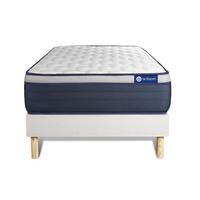 BETT Actimemo max Memory-Schaum 80 x 190 cm h3 - Kit Bettgestell Weiß - Beige/Weiß, Karton/Holz (80/190cm) - ACTISOM