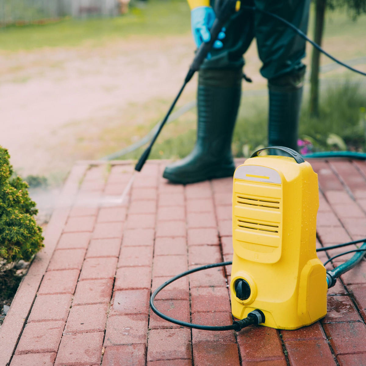 ROHRREINIGUNGSSCHLAUCH-SET , inkl. Aufbewahrungsbeutel, schwarz - Schwarz, Kunststoff (300/1.5/1.5cm) - tectake