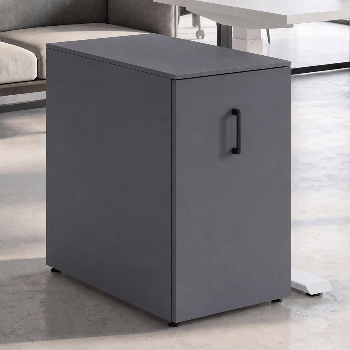 AKTENSCHRANK Dunkelgrau - Dunkelgrau, Metall (43/74/80cm) - MCW