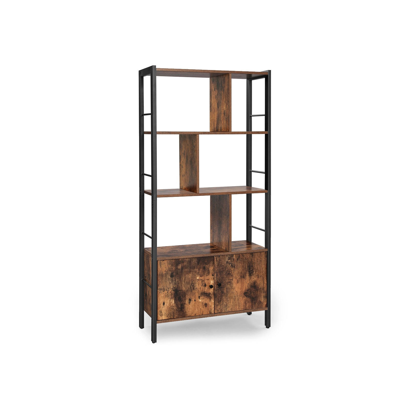 Hansiro Bücherregal Braun 30x155x74 cm