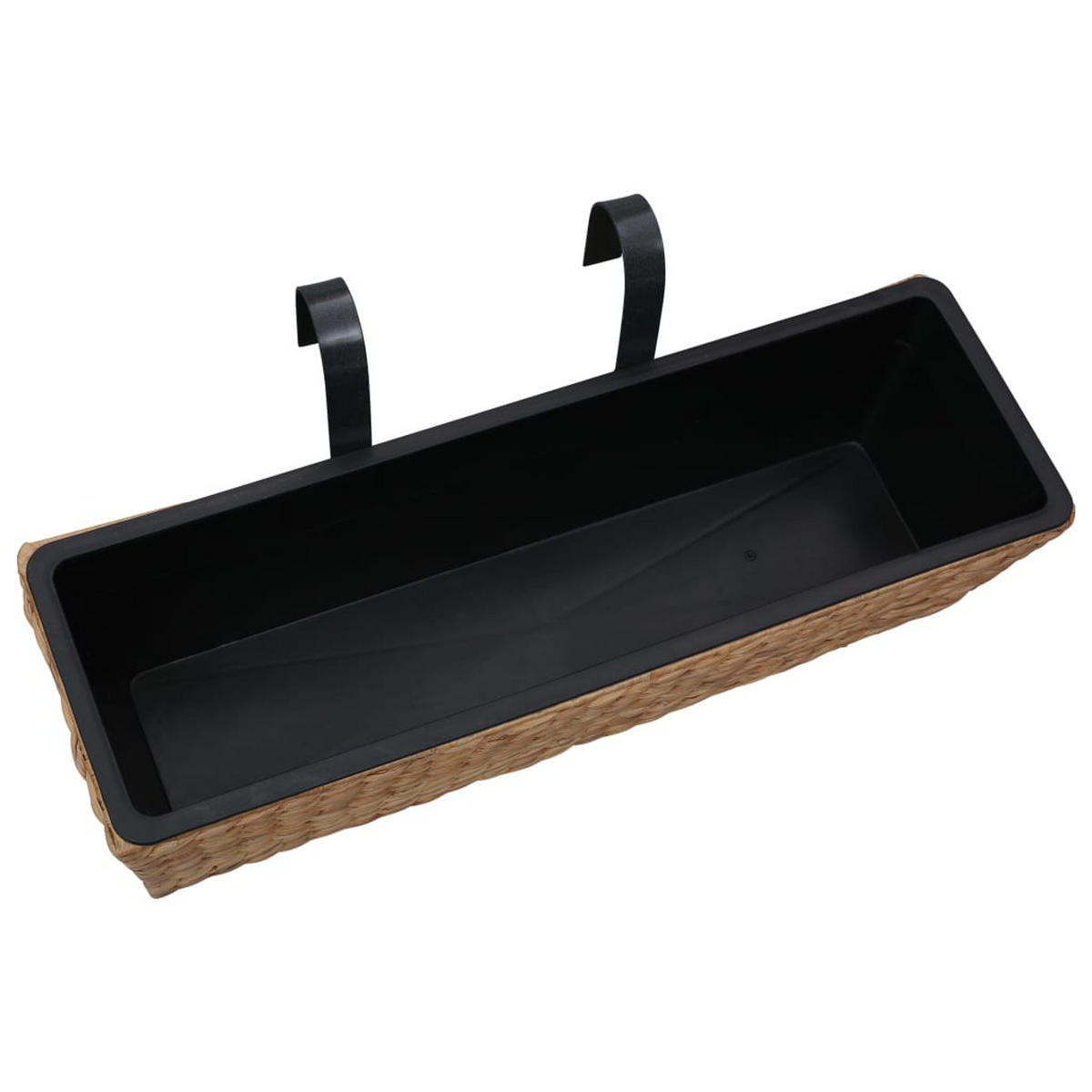 BLUMENKASTEN 2er set Wasserhyazinthe - Braun, Naturmaterialen (60/18/20cm) - vidaXL