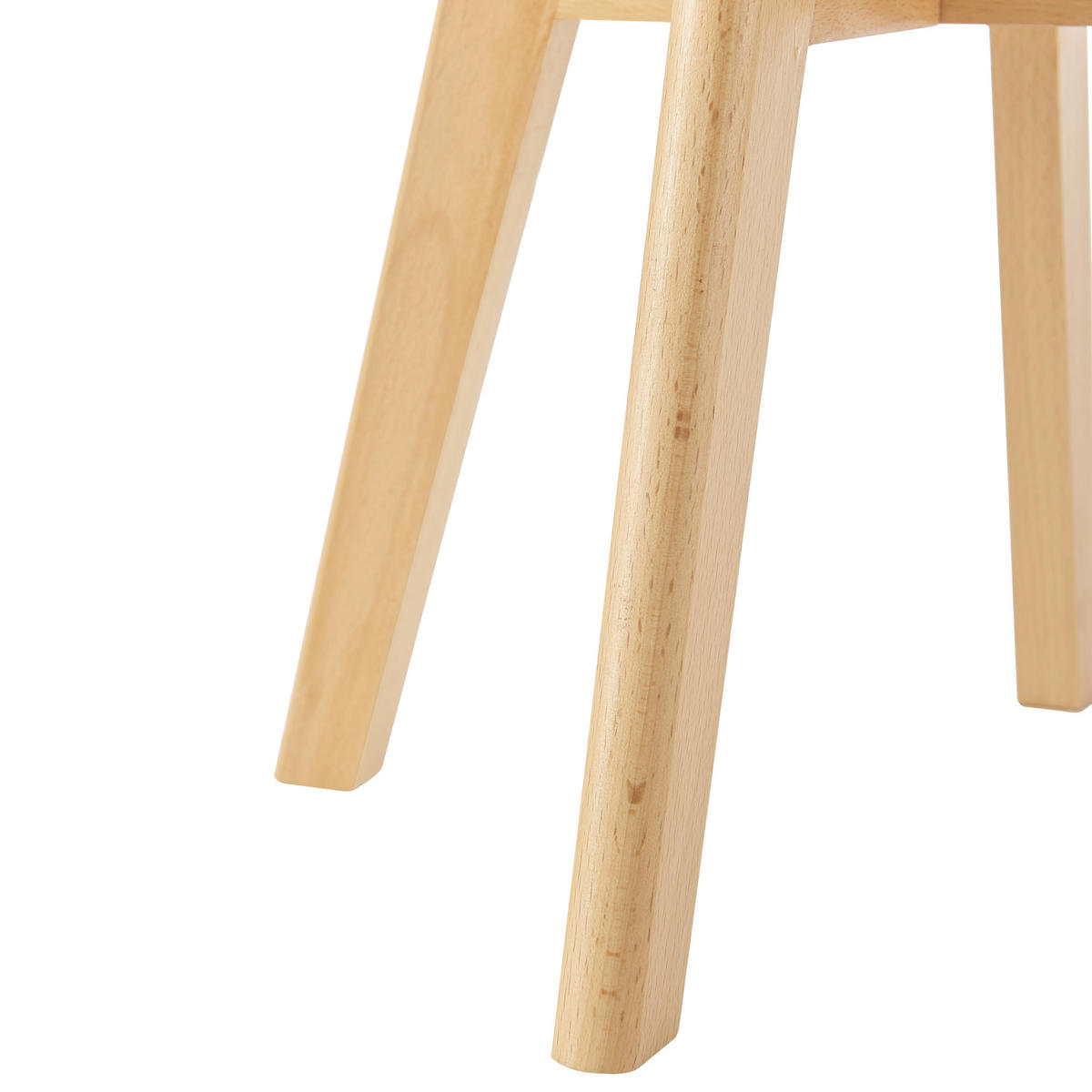 KINDERSTUHL Elvdal - Naturfarben/Weiß, Holz/Kunststoff (38/56/33cm) - [en.casa]