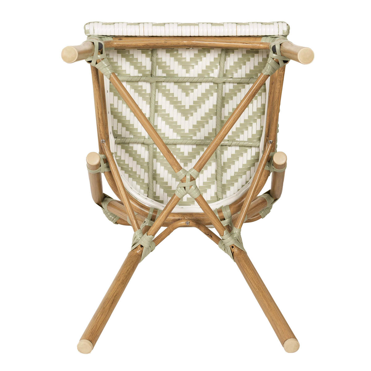 GARTENSTUHL, Grün - Grün, Metall (55/89/46cm) - Oviala