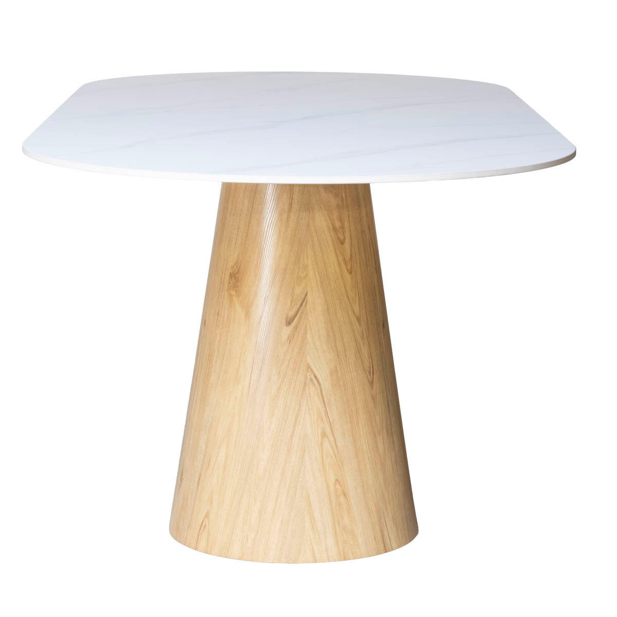 ESSTISCH aus Keramik 200x90x75cm, natur - Braun, Holz (200/90/75cm) - Giga Meubel