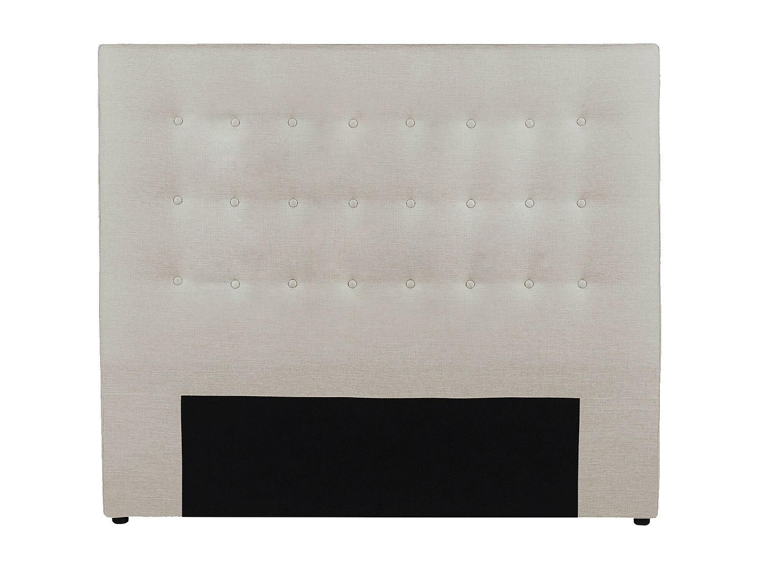 POLSTER-BETTKOPFTEIL - 180 cm - Stoff - Beige - FRANCESCO - Beige, Textil (184.5/125/9.5cm) - Vente-Unique