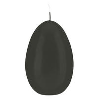 EIKERZEN XL Klarlack Grau 140 x Ø 100 mm, 2 Stück - Grau, Paraffin (10/14/14cm) - Kopschitz Kerzen