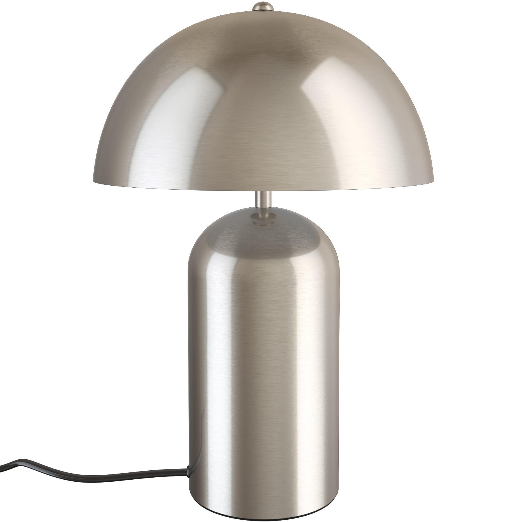 RETRO-TISCHLAMPE Altea,25 x 37 cm,Nickel matt - Nickelfarben, Metall (25/25/37cm) - tectake