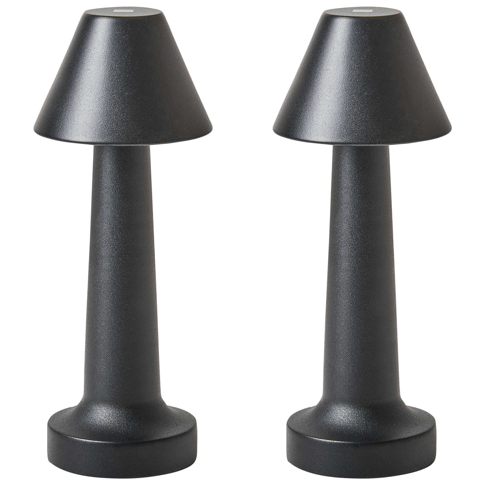 Beliani Kabellose Schwarz 9x24x9 cm