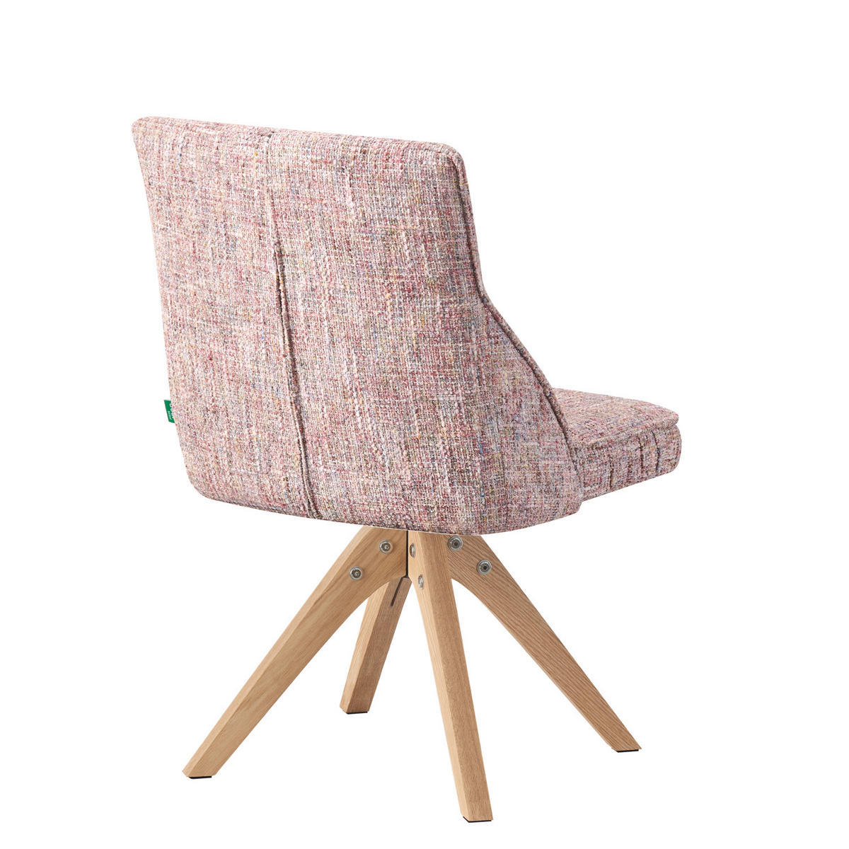 ESSZIMMERSTUHL TALINA 2er-Set - Hellrosa, Holz/Textil (49/84/62cm) - DUBI Möbel