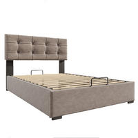 STAURAUMBETT Grau 200/90 cm - Grau, Metall (96/203cm) - Urban Meuble