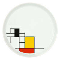 TELLER Coup Hommage to Mondrian - Naturfarben, Keramik (20.2/20.2/2cm) - Könitz