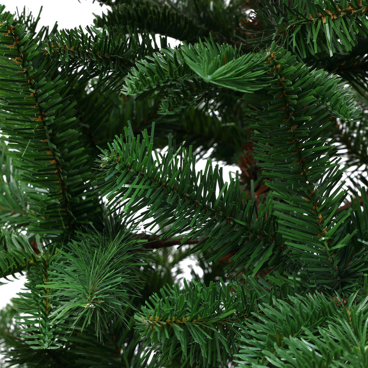 KÜNSTLICHER Weihnachtsbaum 178 cm, Naturgrün mit 776 PE-/PVC-Spitzen - Grün, Kunststoff (180cm) - Hometopia