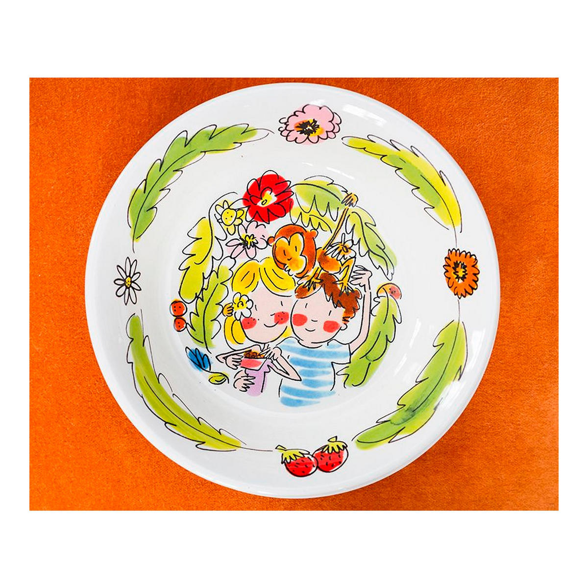 SCHALE Affenparadies in Bunt - 16,5cm - Multicolor, Keramik (16.5/4/16.5cm) - Blond Amsterdam