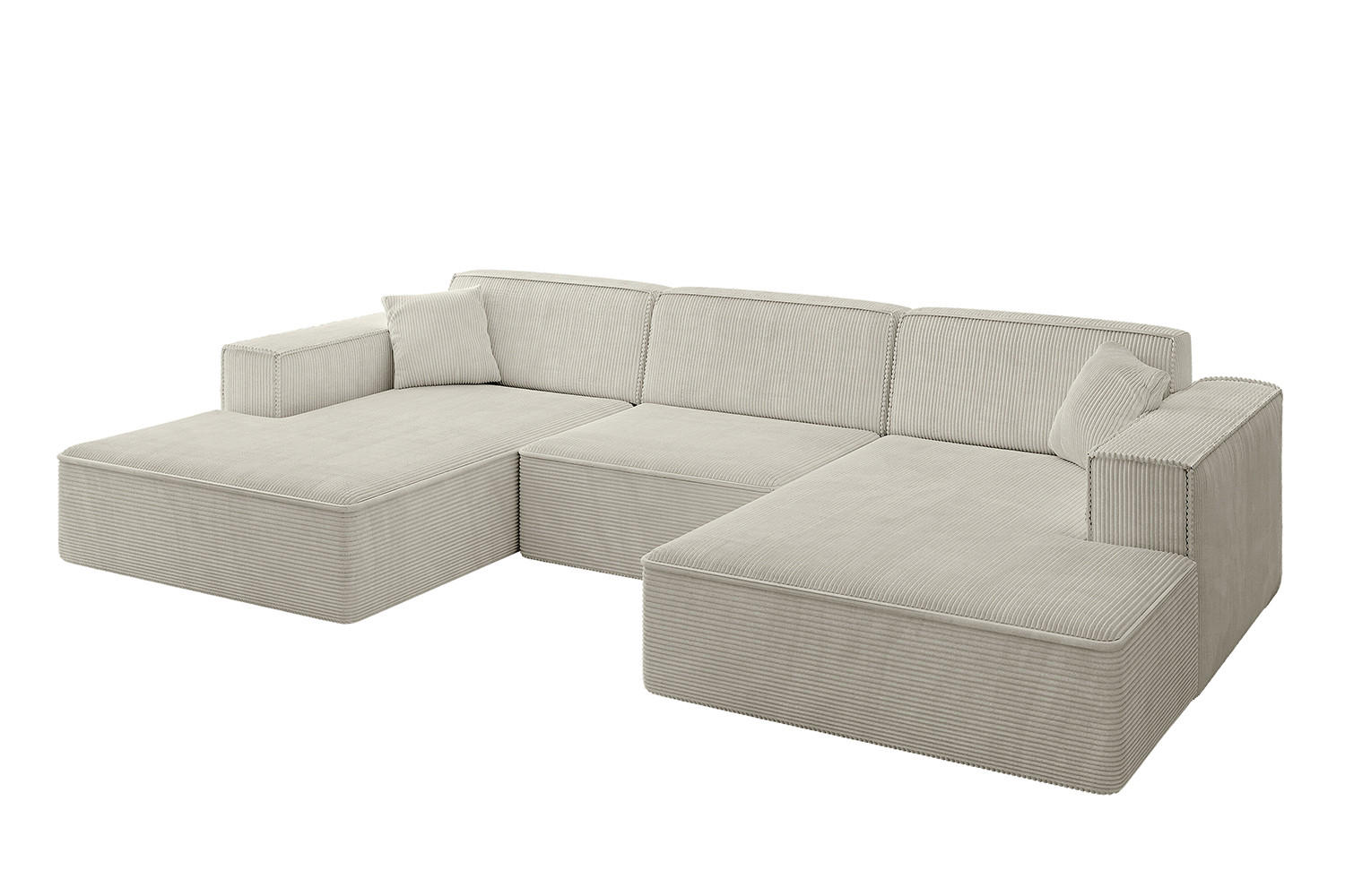 ALTDECOR SEDACÍ SOUPRAVA IREA-U1-v4 – 301 x 165 x 77 cm, krémová