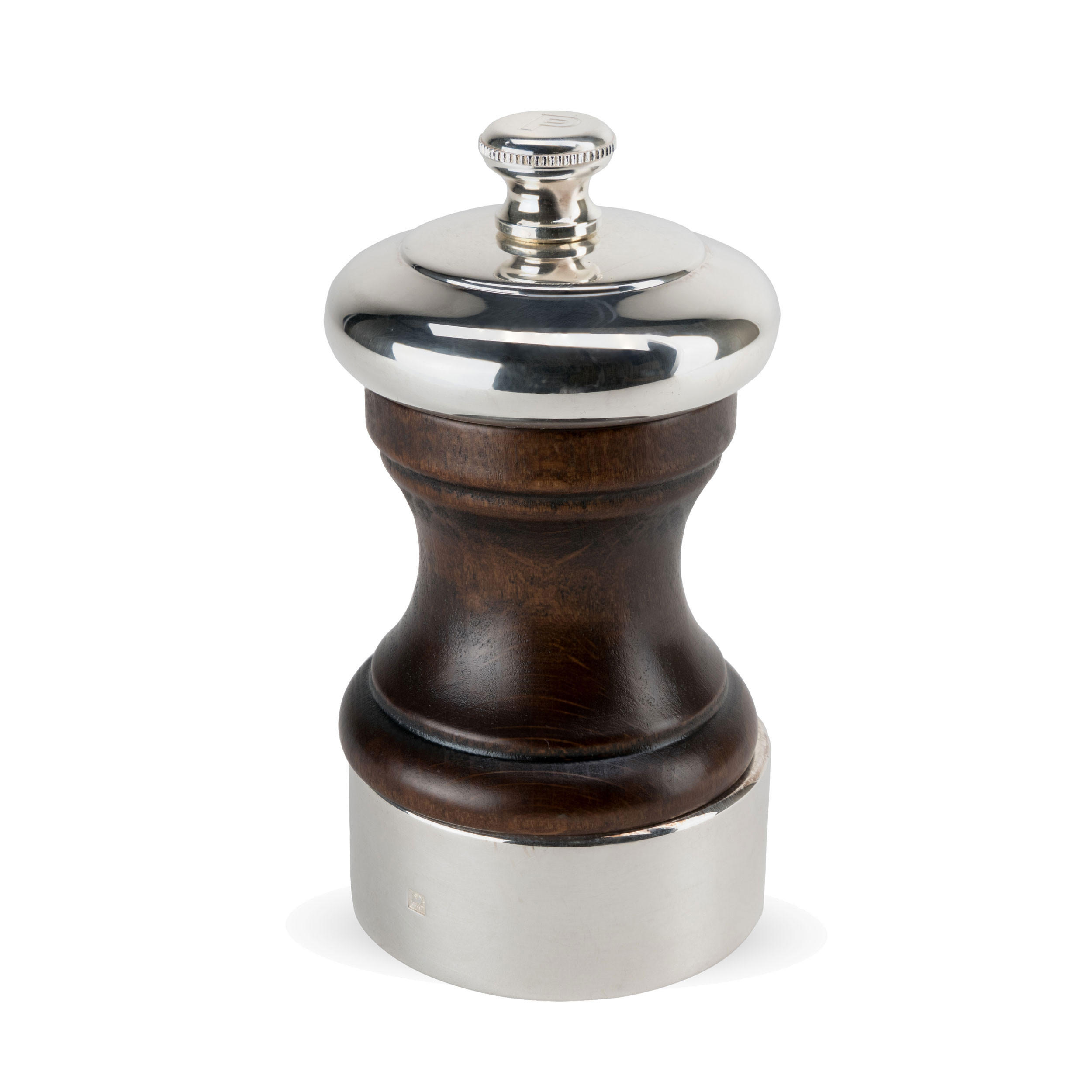 PFEFFERMÜHLE Palace 10cm Versilbert Braun Stahlmahlwerk - Grau, Metall (5.2/10/5.2cm) - PEUGEOT