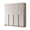 KLEIDERSCHRANK AUREL 4D in KASCHMIR mit schwarzen Griffen - Kaschmir/Schwarz, Holzwerkstoff (200/200/57cm) - Lookway
