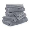 HANDTUCHSET NEW CLASSIC 8-TLG - Grau, Textil (50/100cm) - MÖVE