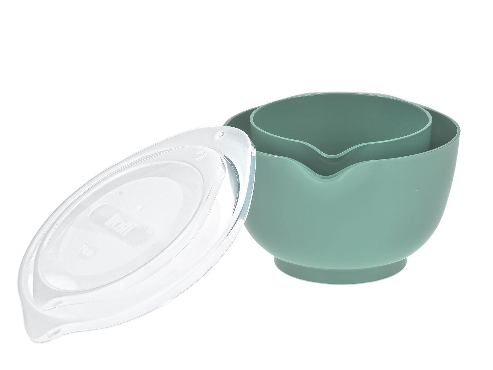RÜHRSCHÜSSEL-SET Margrethe New türkis grün (2tlg) - Grün, Kunststoff (21/15cm) - Rosti