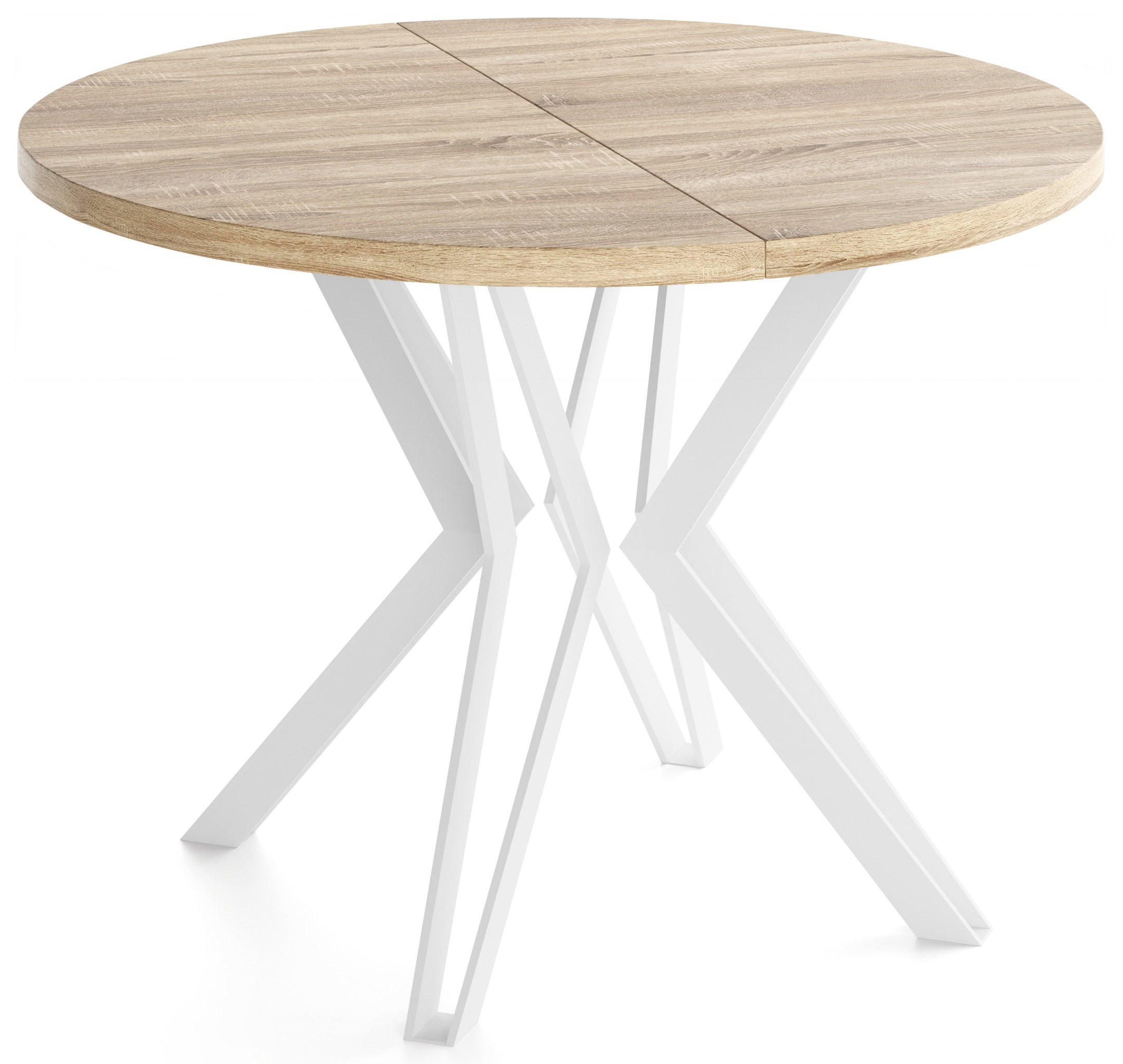 WFL Group Esstisch Sonoma Eiche 180x76x100 cm