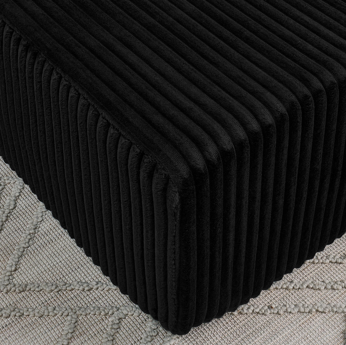 SCHLAFSOFA multifunktional als 2-Sitzer, Relaxsessel mit Magazintasche, Getränkehalter und Kissen, Schwarz - Schwarz, Kunststoff (186/78/154cm) - Redom