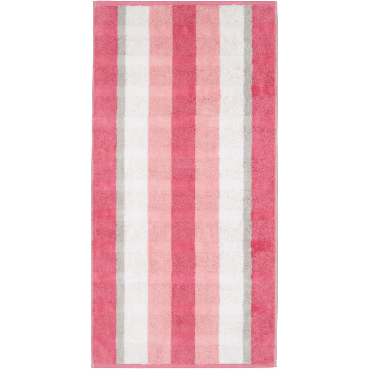 HANDTÜCHER NOBLESSE STRIPE 1087 ALTROSA - 22 - Rosa, Textil (30/50cm) - Cawoe