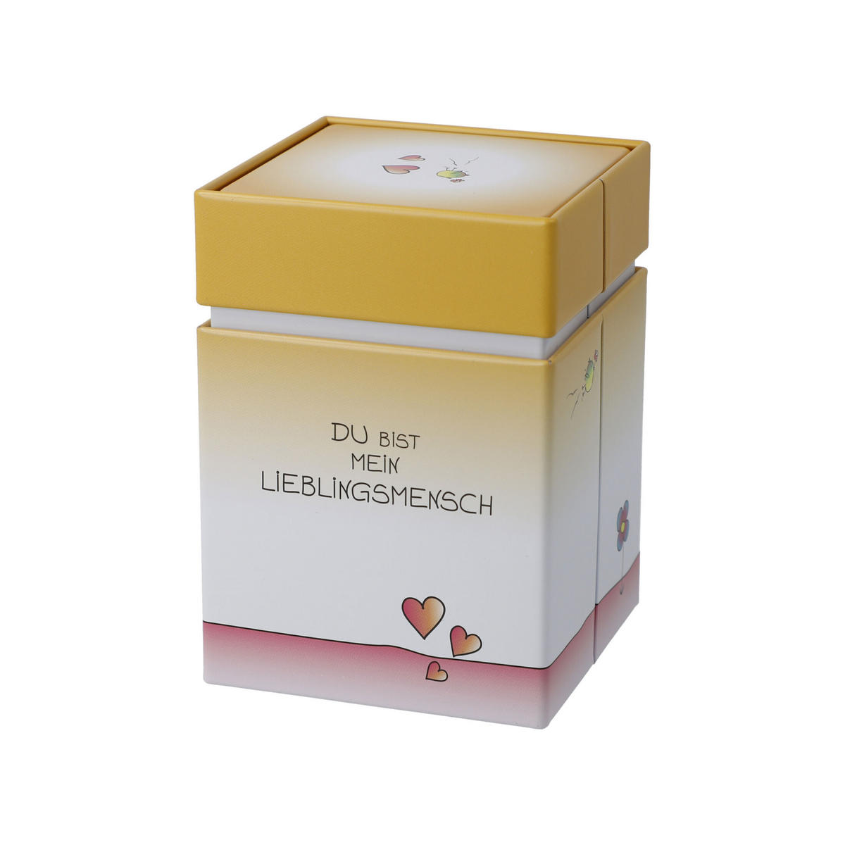 TEEDOSE Der kleine Yogi - Du bist mein Lieblingsmensch, Metall, Bunt, 600 ml - Multicolor, Metall (7.5/11/7.5cm) - Goebel