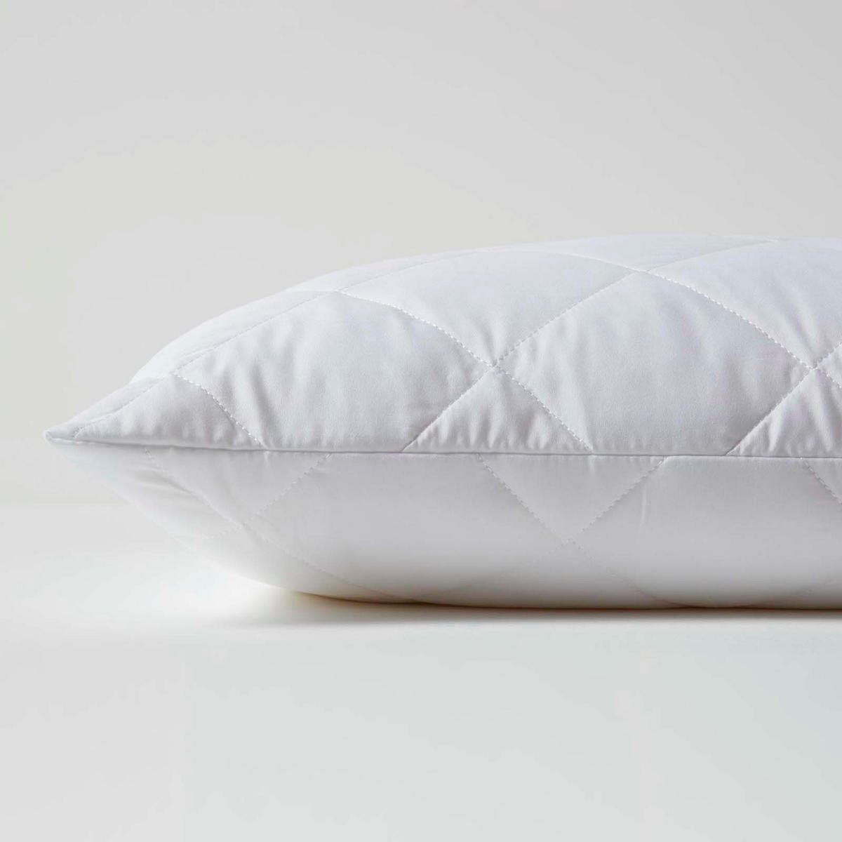 KISSENBEZUG Allergiker 48/74 cm, 4er-Set mit Hotelverschluss - Weiß, Textil (48/74cm) - Homescapes