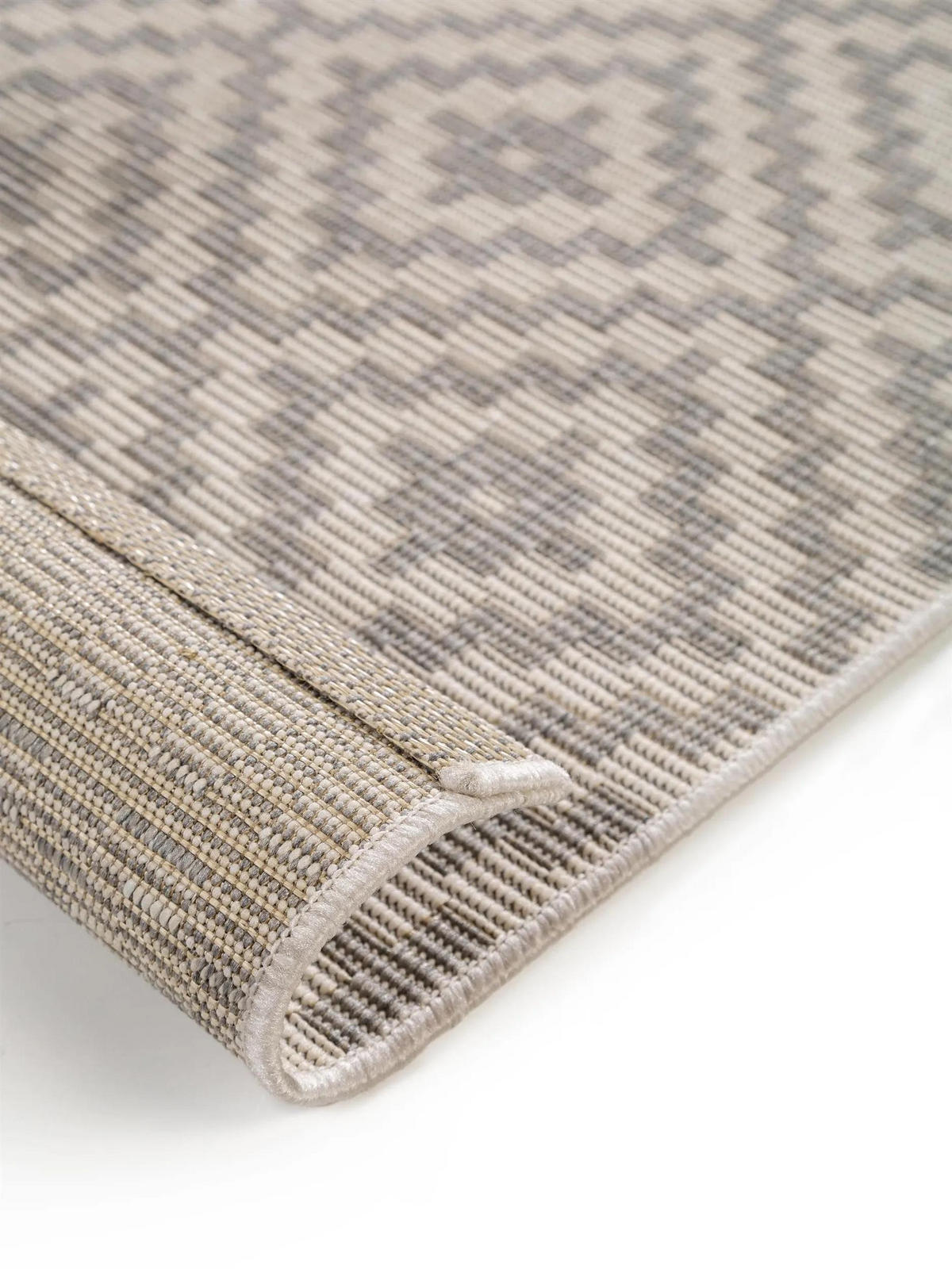 OUTDOORTEPPICH Metro Grau 80x200 cm - Grau, Textil (80/200cm) - benuta Nest