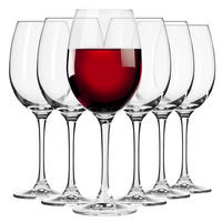 ROTWEINGLÄSER, 6er-Set, 360 ml - Transparent, Glas (0.36L) - Krosno Glass