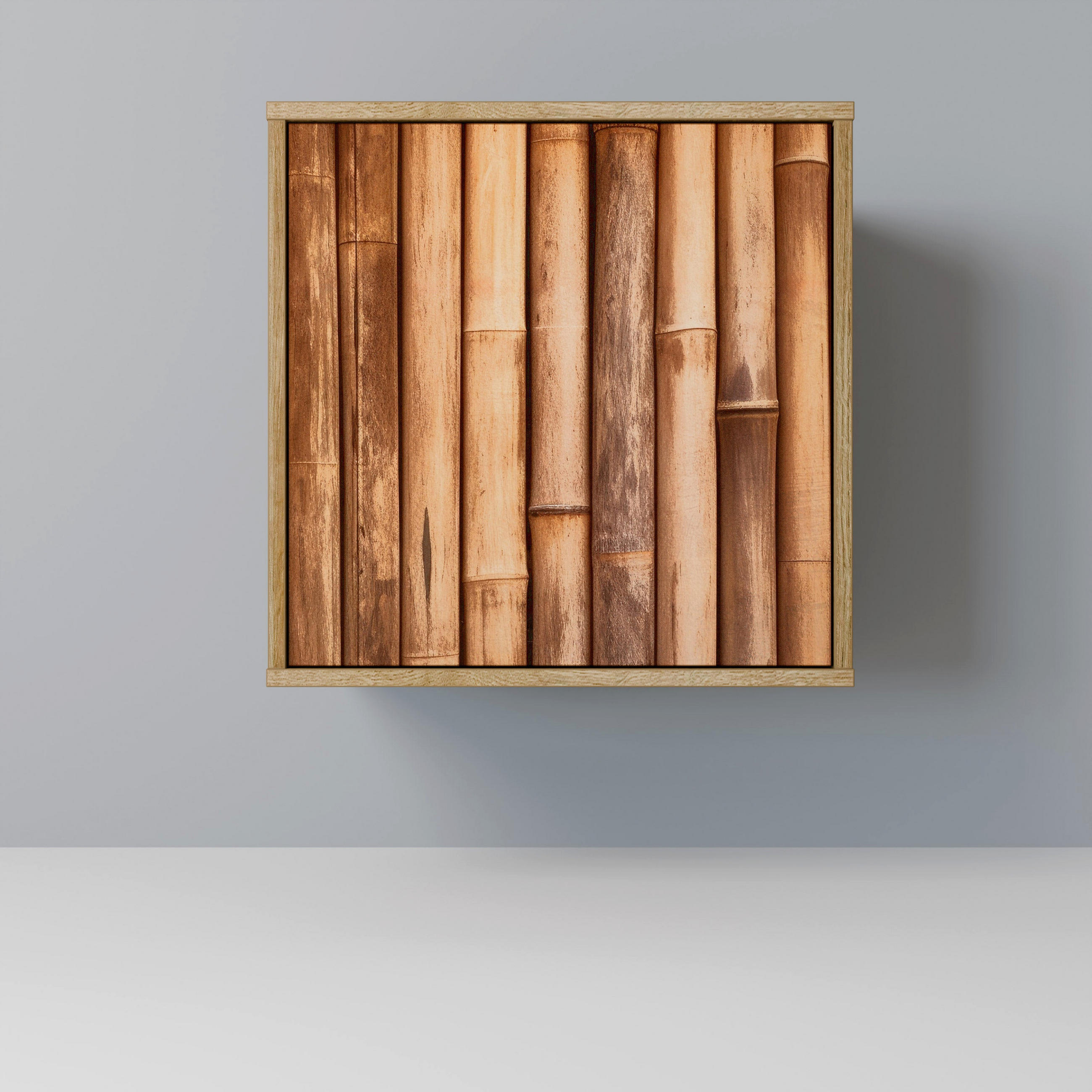 SIDEBOARD NATURAL WOOD, Eichefarben, 57,5x42x57,5 cm, Ohne Füße - Eichefarben/Multicolor, Holzwerkstoff (57.5/57.5/42cm) - SpaceRebels
