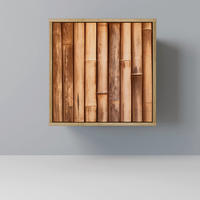 SIDEBOARD NATURAL WOOD, Eichefarben, 57,5x42x57,5 cm, Ohne Füße - Eichefarben/Multicolor, Holzwerkstoff (57.5/57.5/42cm) - SpaceRebels
