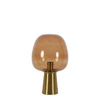 TISCHLAMPE Maysony Braun Ø22/40 cm - Braun, Glas (22/22/40cm) - Light & Living