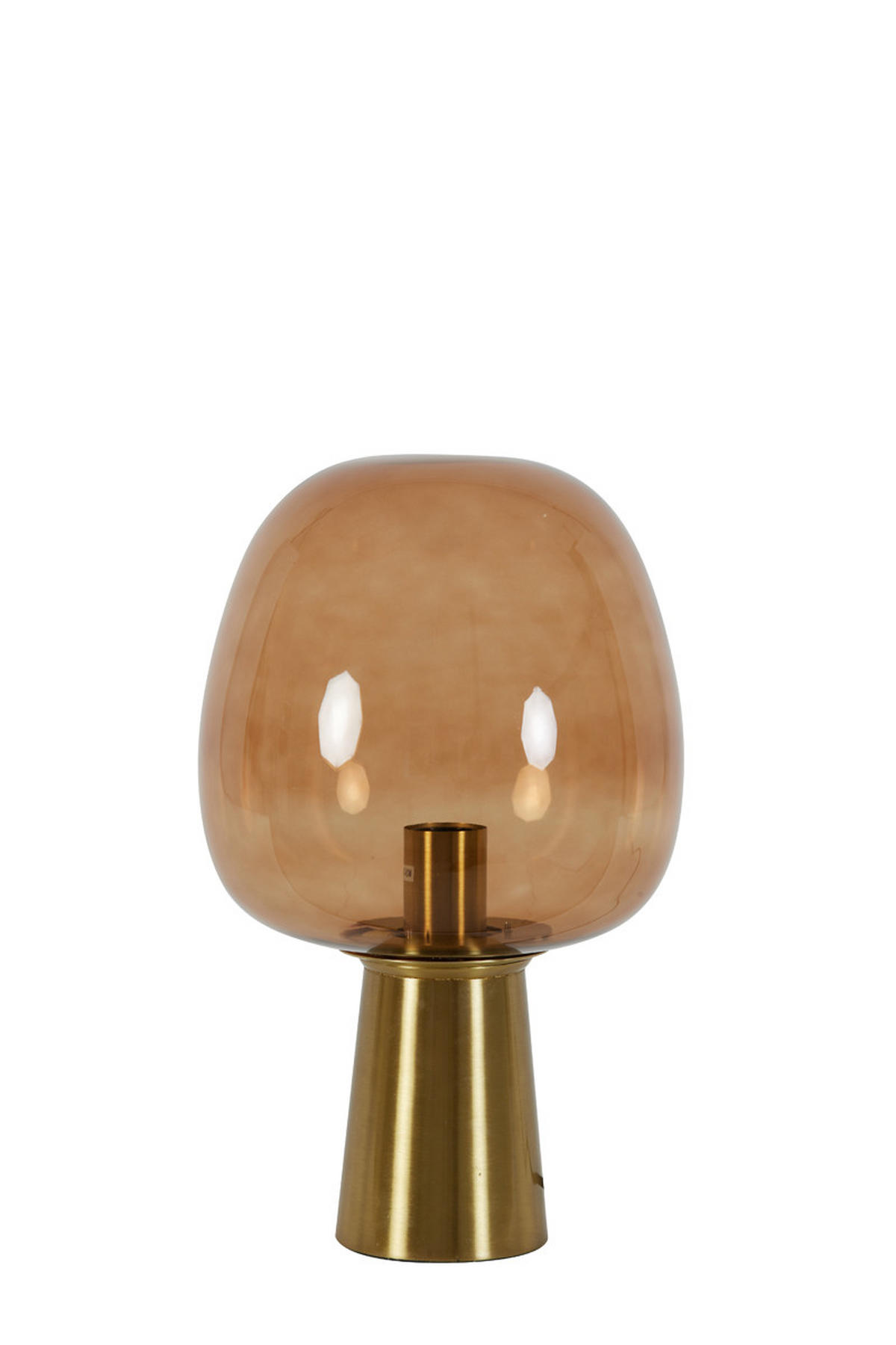 TISCHLAMPE Maysony Braun Ø22/40 cm - Braun, Glas (22/22/40cm) - Light & Living