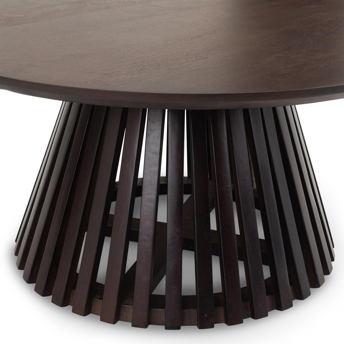 COUCHTISCH AMILA dunkelbraun - Dunkelbraun, Holz (90/90/45cm) - IDIMEX