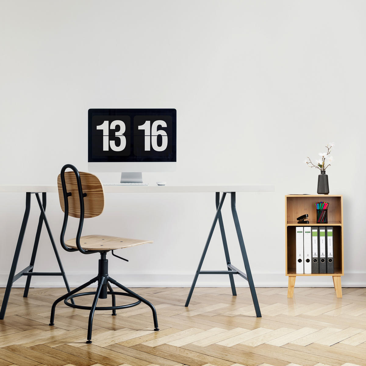 BÜCHERREGAL - Hellbraun, Holz/Holzwerkstoff (40/70/35cm) - Relaxdays